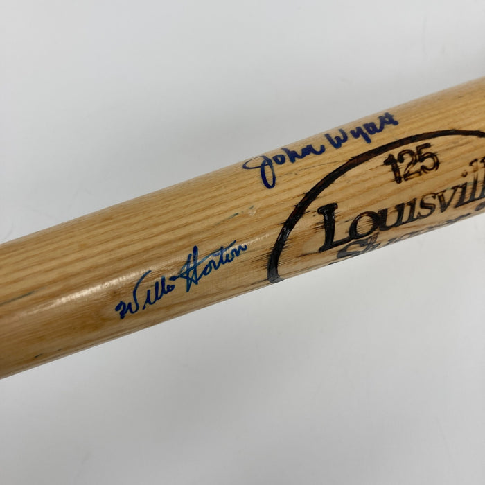 1968 Detroit Tigers World Series Champs Team Signed Bat Norm Cash JSA COA