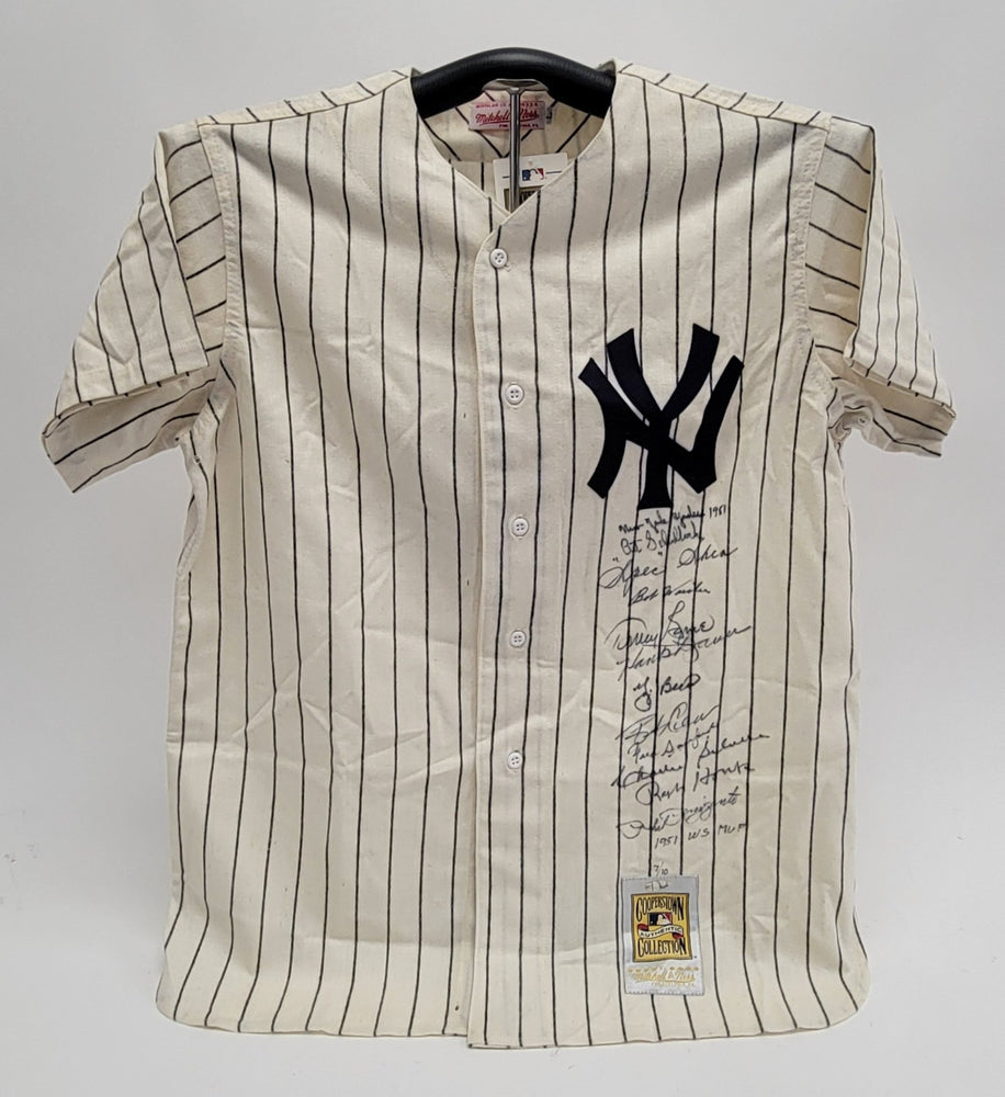 1951 New York Yankees World Series Champs Team Signed Jersey Steiner COA