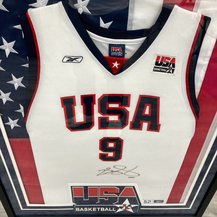 Lebron James Signed Authentic 2004 Team USA Olympics Jersey Upper Deck UDA COA