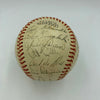 1945 World War II "Marianas League" Signed Baseball Enos Slaughter PSA DNA