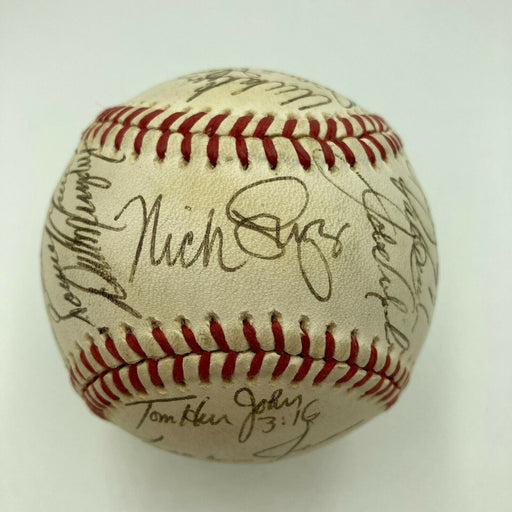 1990 Philadelphia Phillies Team Signed Official National League Baseball