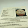 Earliest Known Casey Stengel 1941 Single Signed National League Baseball JSA COA