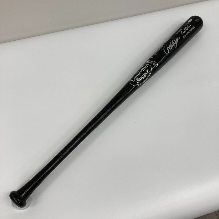 Beautiful Derek Jeter Don Mattingly Yankees Captains (5) Signed Bat Steiner