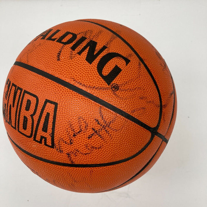 1987-88 Los Angeles Lakers NBA Champions Team Signed NBA Game Basketball JSA COA