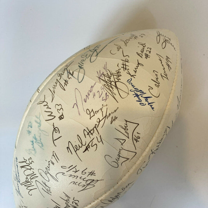 1985 USFL Denver Gold Team Signed Official USFL Football 50+ Sigs JSA COA