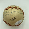 Harry Heilmann & Paul Waner Mutli Signed World War 2 Baseball JSA COA