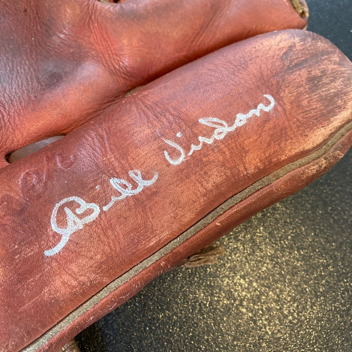 Bill Virdon Signed 1950's Game Model Baseball Glove With JSA COA