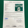 Bill Russell #6 Signed Mitchell & Ness 1962-63 Boston Celtics Jersey JSA COA