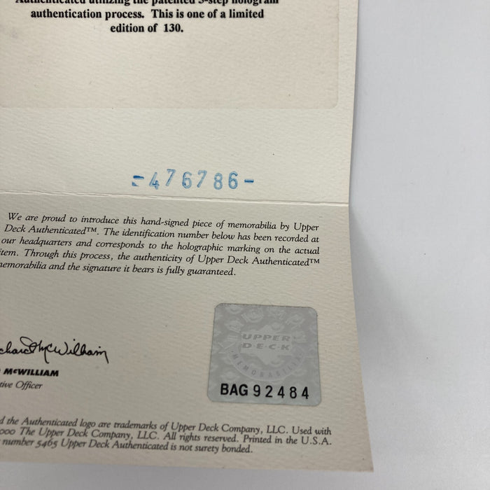 Ken Griffey Jr. Signed Nike Baseball Cleats Shoes UDA Upper Deck COA