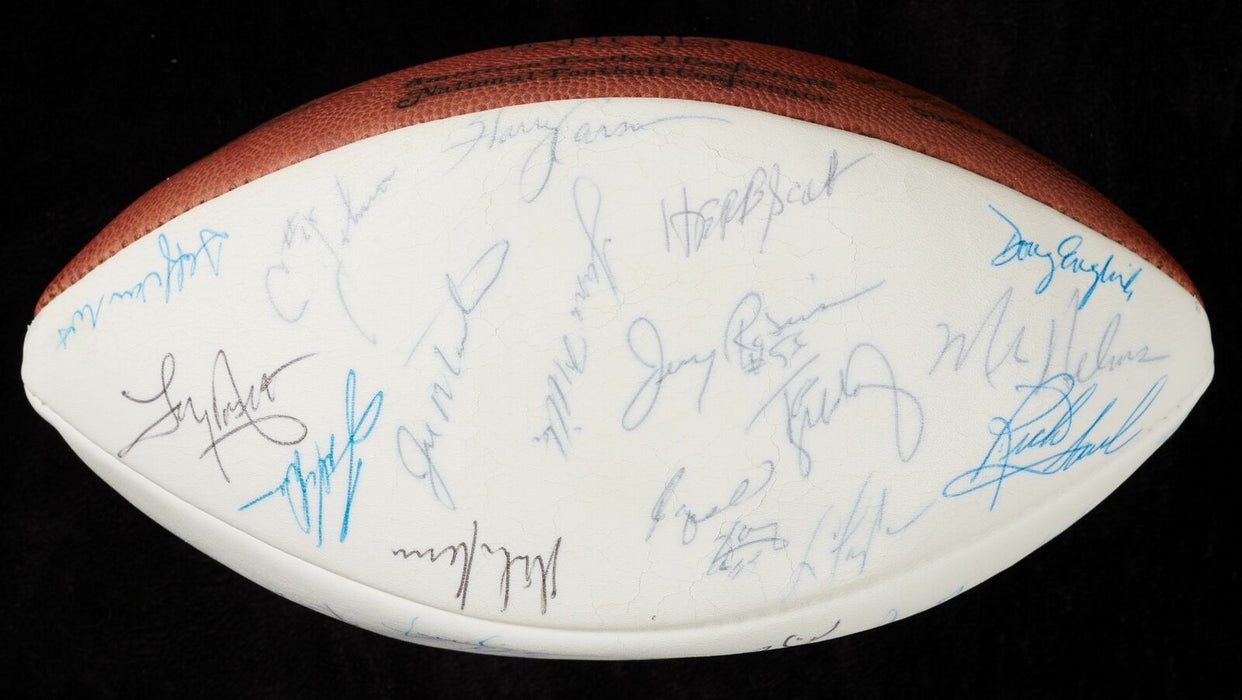 1982 AFC & NFC Pro Bowl Team Signed Football Beckett COA