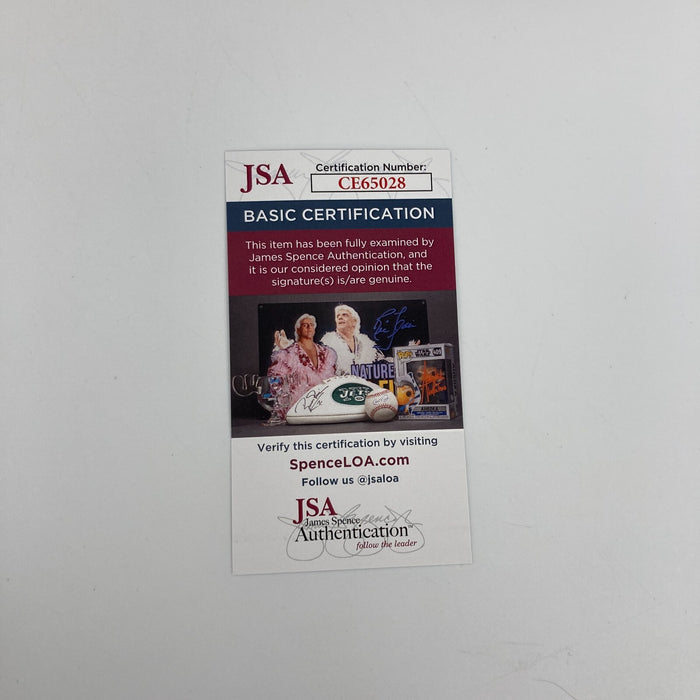 Miami Dolphins HOF Legends Signed Football Don Shula Larry Csonka JSA COA