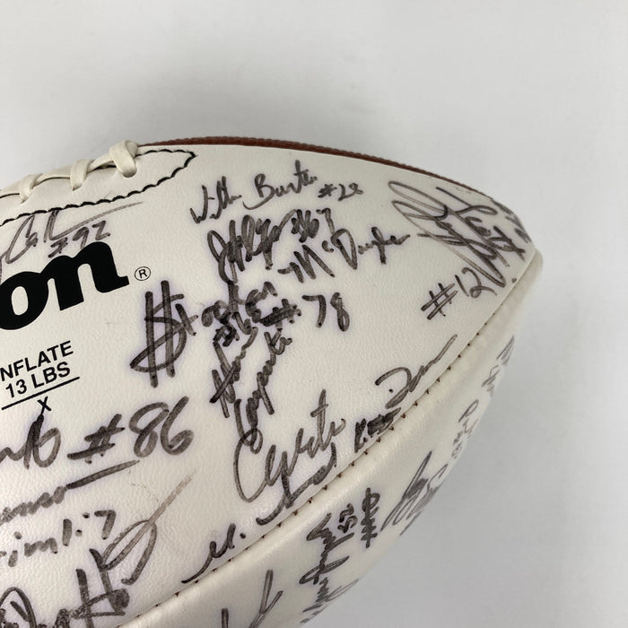 1998 Oklahoma Sooners Team Signed Football PSA DNA COA