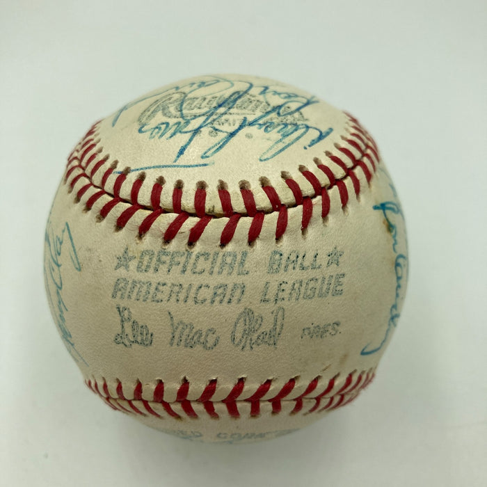 Beautiful Thurman Munson 1979 New York Yankees Team Signed Baseball PSA DNA RARE