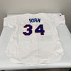 Nolan Ryan Signed Texas Rangers Authentic 1990's Game Model STAT Jersey PSA DNA