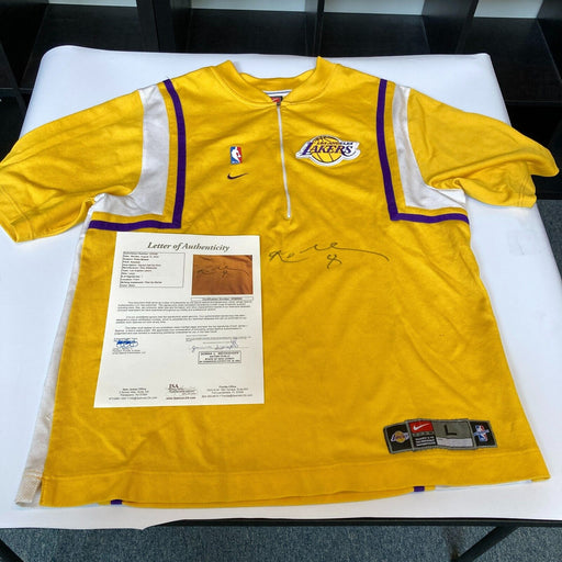 Kobe Bryant Signed Nike Los Angeles Lakers Shooting Shirt Jersey JSA COA