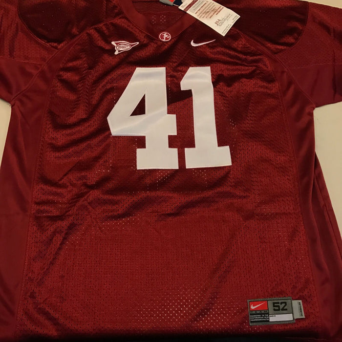 Courtney Upshaw Signed Inscribed 2x National Champ Alabama Jersey JSA COA