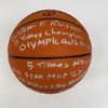 Bill Russell Full Name Signed Heavily Inscribed STAT Basketball JSA COA