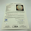 1986 New York Mets World Series Champs Team Signed Vintage NL Baseball JSA COA