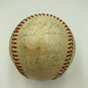 Hank Aaron 1960 Milwaukee Braves Team Signed Baseball JSA COA