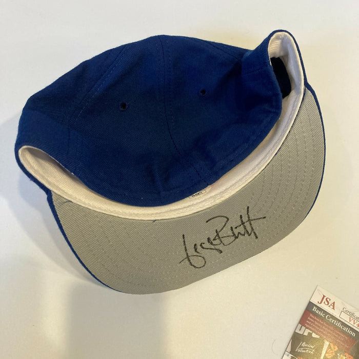 George Brett Signed Kansas City Royals Game Model Baseball Hat JSA COA