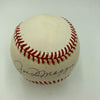 Nice Joe Dimaggio Signed Official American League Baseball JSA COA