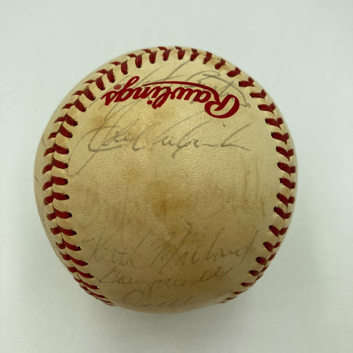 1980 Philadelphia Phillies World Series Champs Team Signed Baseball With JSA COA