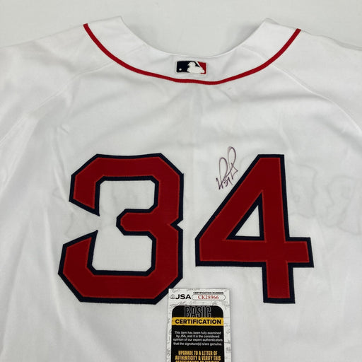 David Ortiz Signed 2005 Game Issued Russell Boston Red Sox Jersey JSA COA