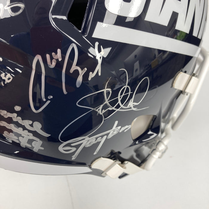 1986 New York Giants Super Bowl Champs Team Signed Full Size Helmet 26 Sigs JSA