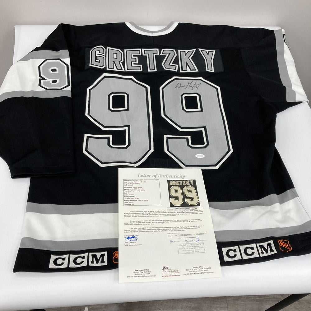 Wayne Gretzky Signed Los Angeles Kings Authentic Game Model CCM Jersey JSA COA