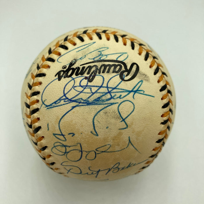 1994 All Star Game National League Team Signed Baseball Barry Bonds PSA DNA COA