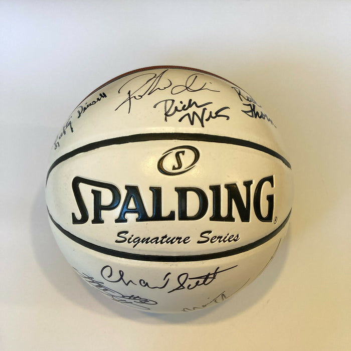 Ray Allen Jason Kidd Hall Of Fame Induction Class Of 2018 Signed Basketball JSA