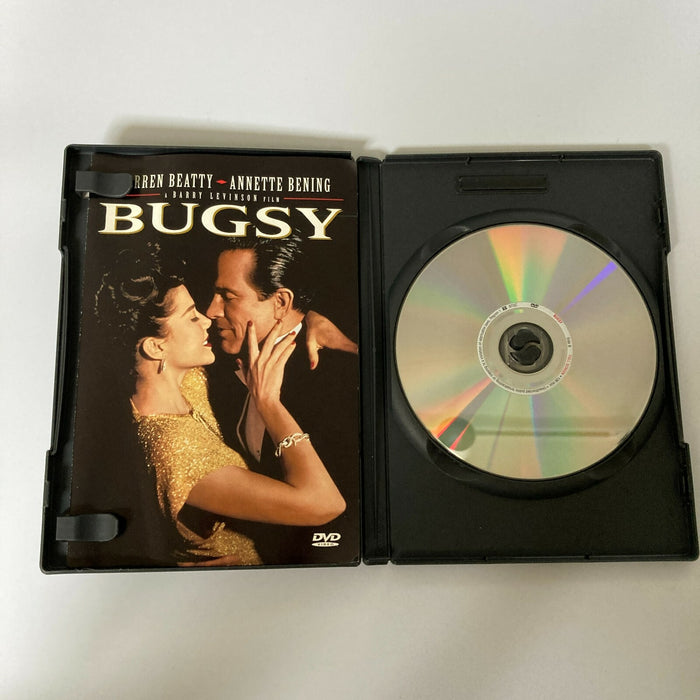 Bugsy Movie Cast Signed DVD Barry Levinson Warren Beatty Elliott Gould JSA COA