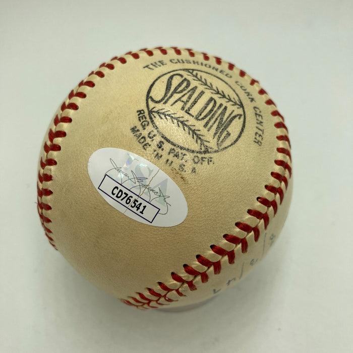 Babe Pinelli Umpire Signed 1949 National League Frick  Baseball JSA COA