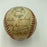 1945 New York Yankees Team Signed American League Harridge Baseball JSA COA