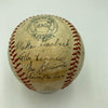 1945 New York Yankees Team Signed American League Harridge Baseball JSA COA