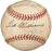 1951 All Star Game Team Signed Baseball Joe Dimaggio & Ted Williams PSA DNA COA