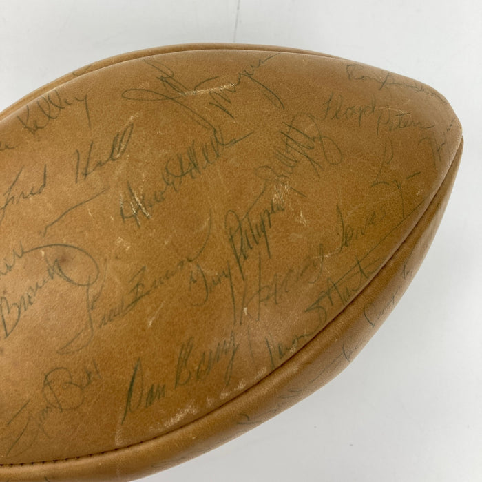 1968 Philadelphia Eagles Signed Vintage Wilson Football 50+ Sigs JSA COA