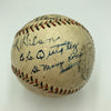 Hank O'Day Hall Of Fame 1918 Umpires Signed National League Baseball JSA COA