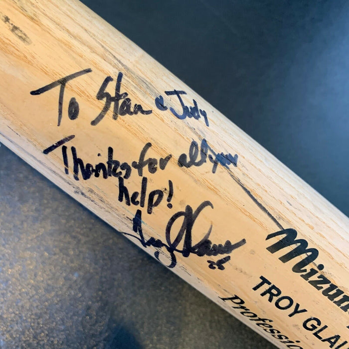 Troy Glaus Signed Game Used Baseball Bat With JSA COA