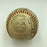 1962 New York Mets Inaugural Season Team Signed Baseball With Gil Hodges JSA COA