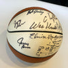 Jerry Buss 2010 Hall Of Fame Induction Multi Signed Basketball JSA COA