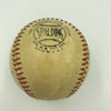 Early Career 1950's Willie Mays Signed Game Used NL Giles Baseball JSA COA Auto