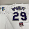 Fred McGriff Signed Game Issued Tampa Bay Devil Rays Russell Jersey JSA COA