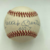 Mickey Mantle No. 7 Signed American League Baseball JSA Graded MINT 9