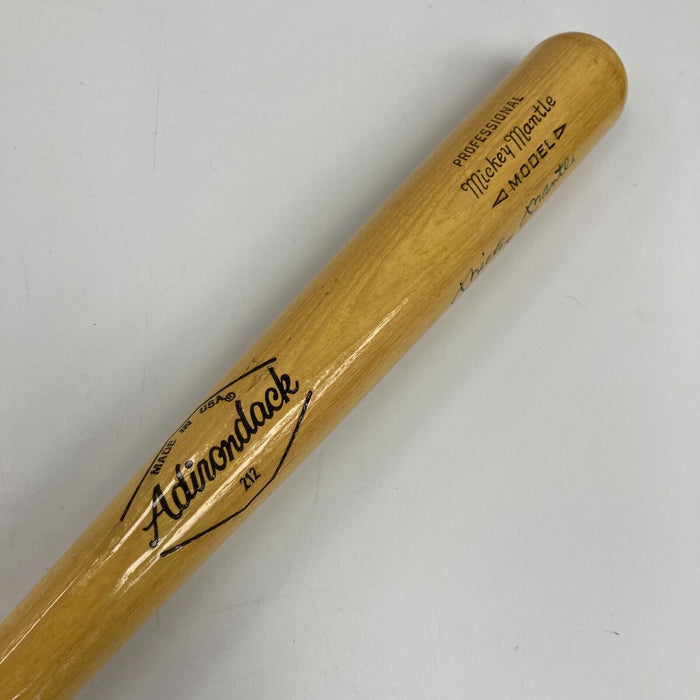 Mickey Mantle Signed Adirondack Game Model Baseball Bat JSA COA
