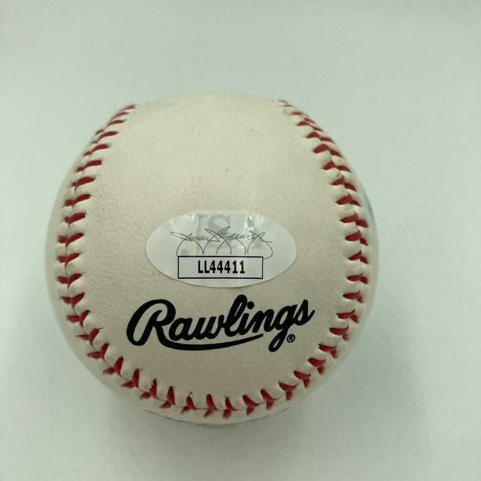 David Arquette & Charles Grodin Signed Autographed Baseball With JSA COA