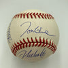 Greg Maddux Tom Glavine John Smoltz 1995 Braves Pitchers Signed Baseball JSA COA