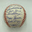 1961 New York Yankees World Series Champs Team Signed Baseball Mickey Mantle JSA