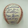 1961 New York Yankees World Series Champs Team Signed Baseball Mickey Mantle JSA