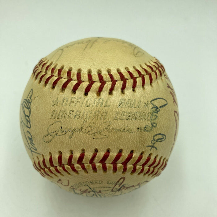 Ted Williams 1970 Washington Senators Team Signed American League Baseball JSA